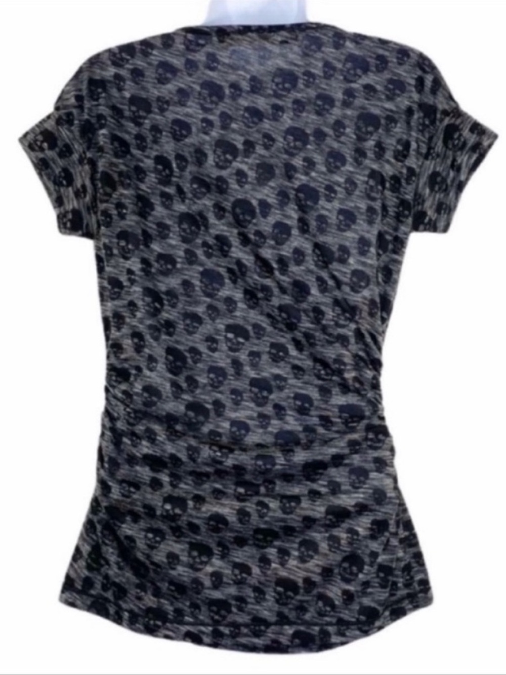 CHELSEA & VIOLET Skulls cowl neck top S - Picture 3 of 10